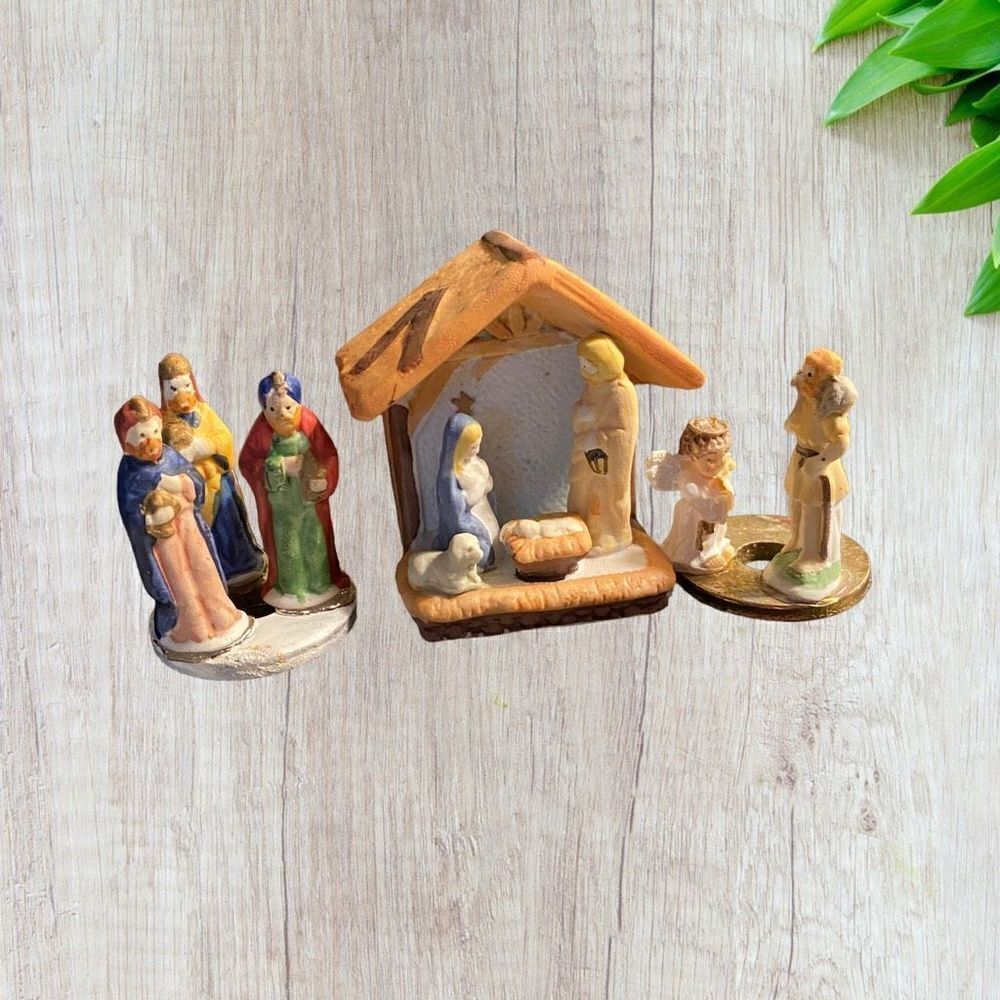 SOLD Lemax Dickensvale Collectibles Christmas Village Porcelain Nativity Set